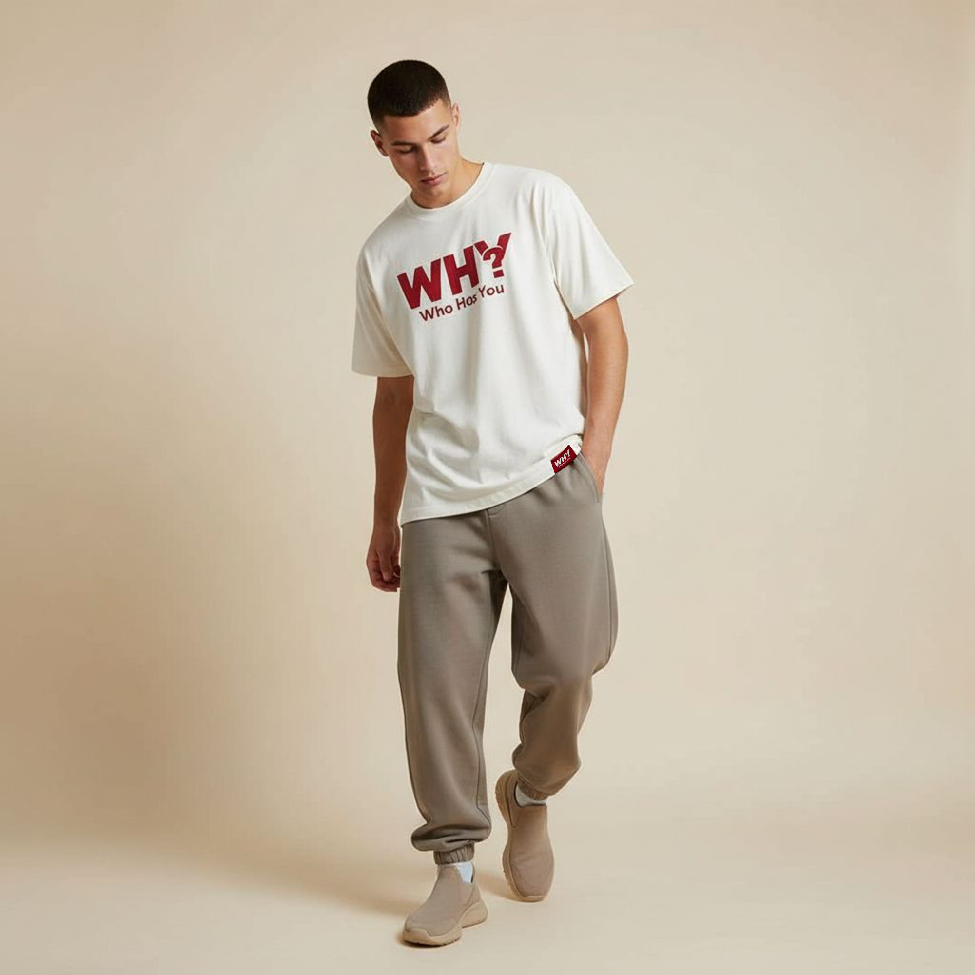 The Question Tee | Ivory