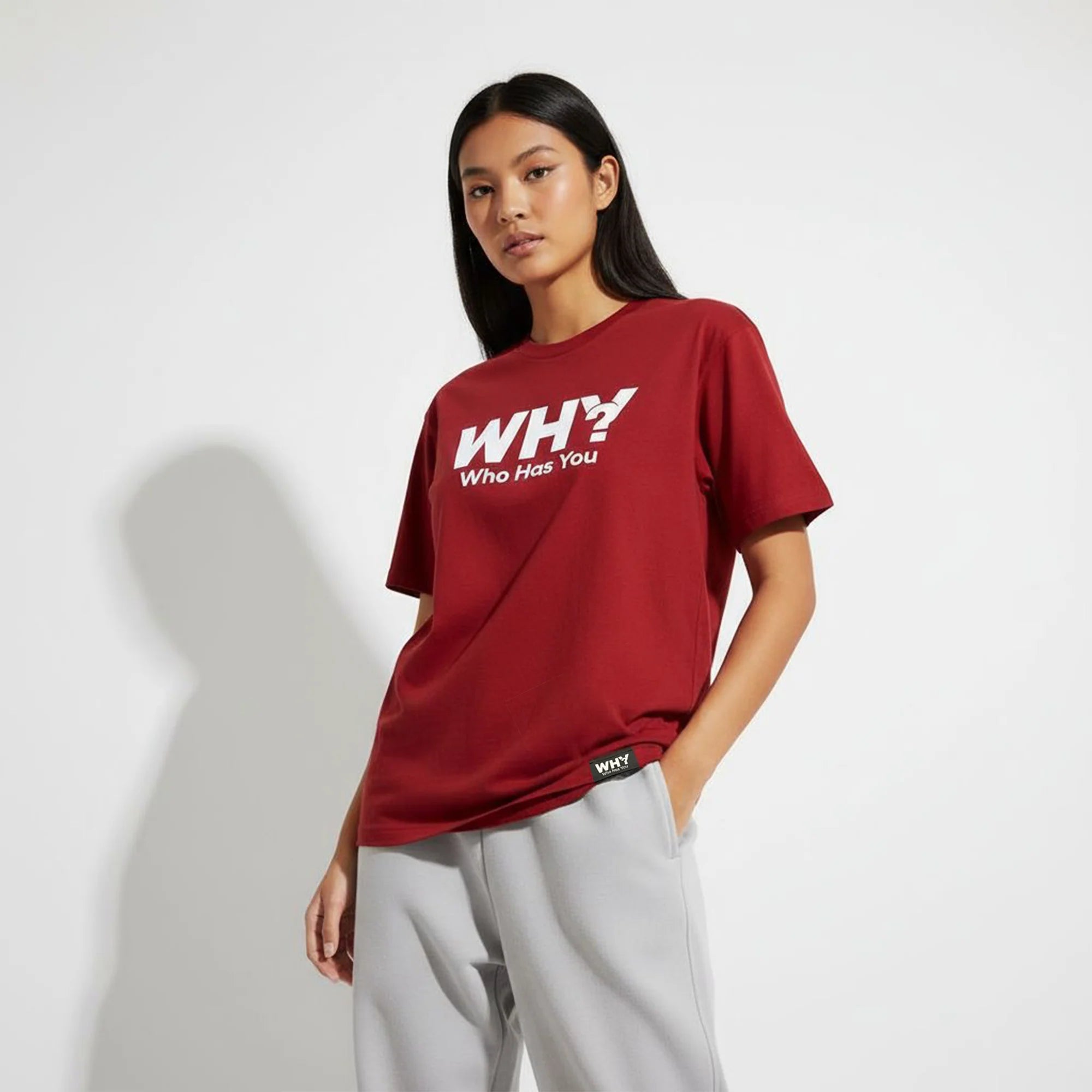 The Question Tee | Cherry