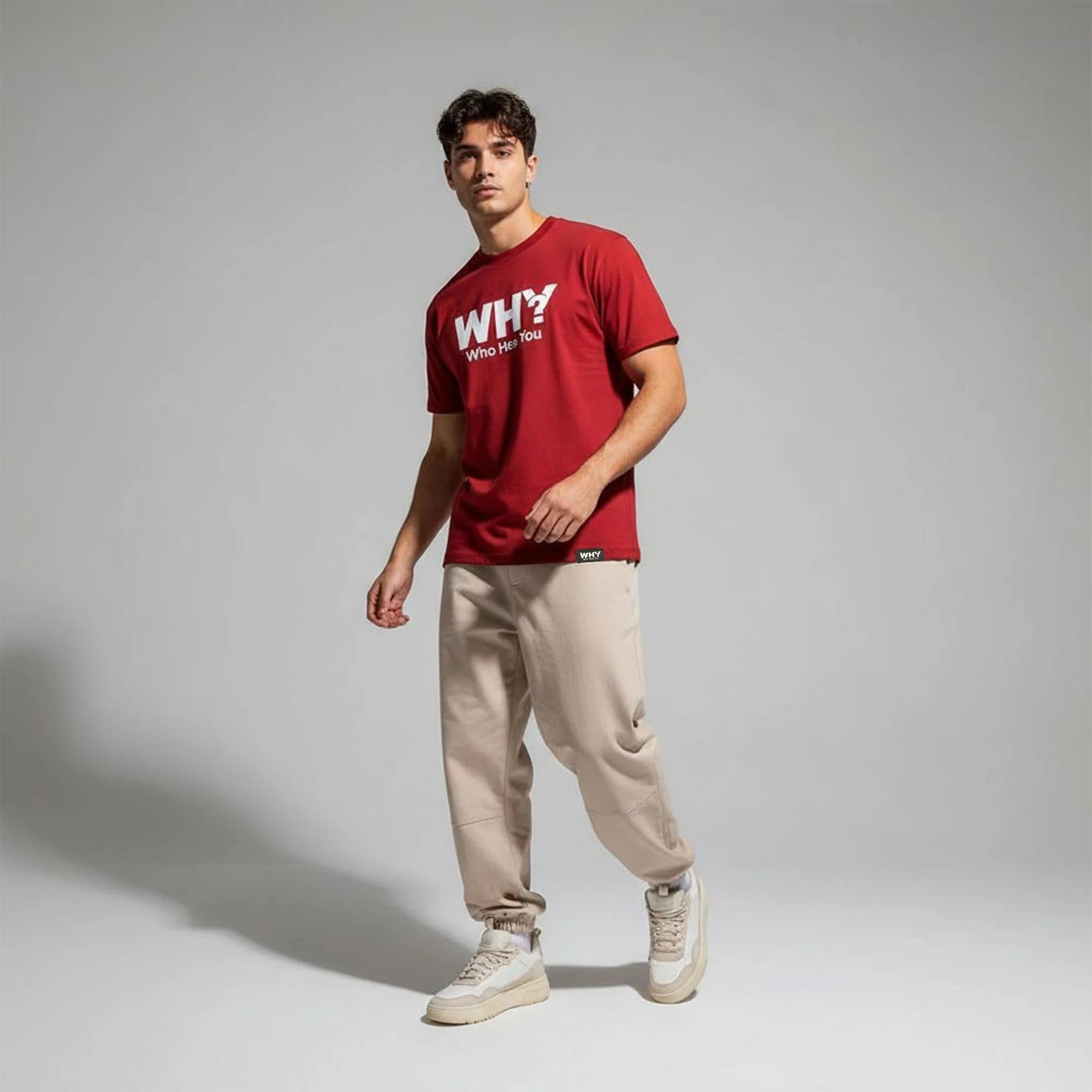 The Question Tee | Cherry