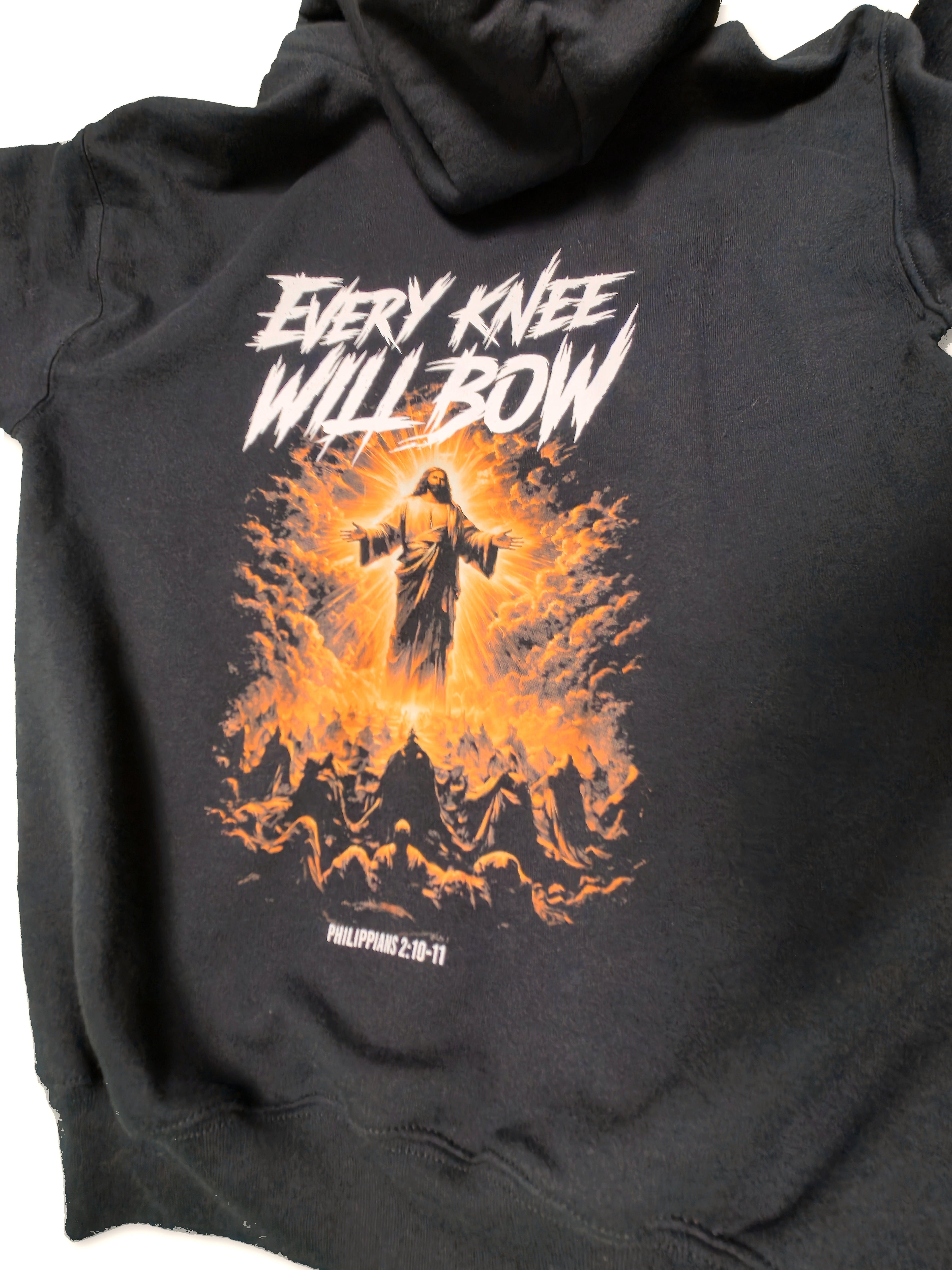 Every Knee Will Bow Hoodie - Back
