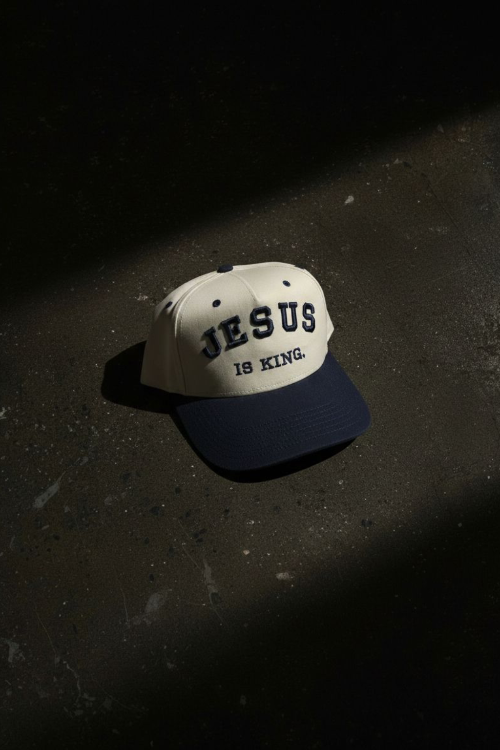 Jesus Is King Snapback front view